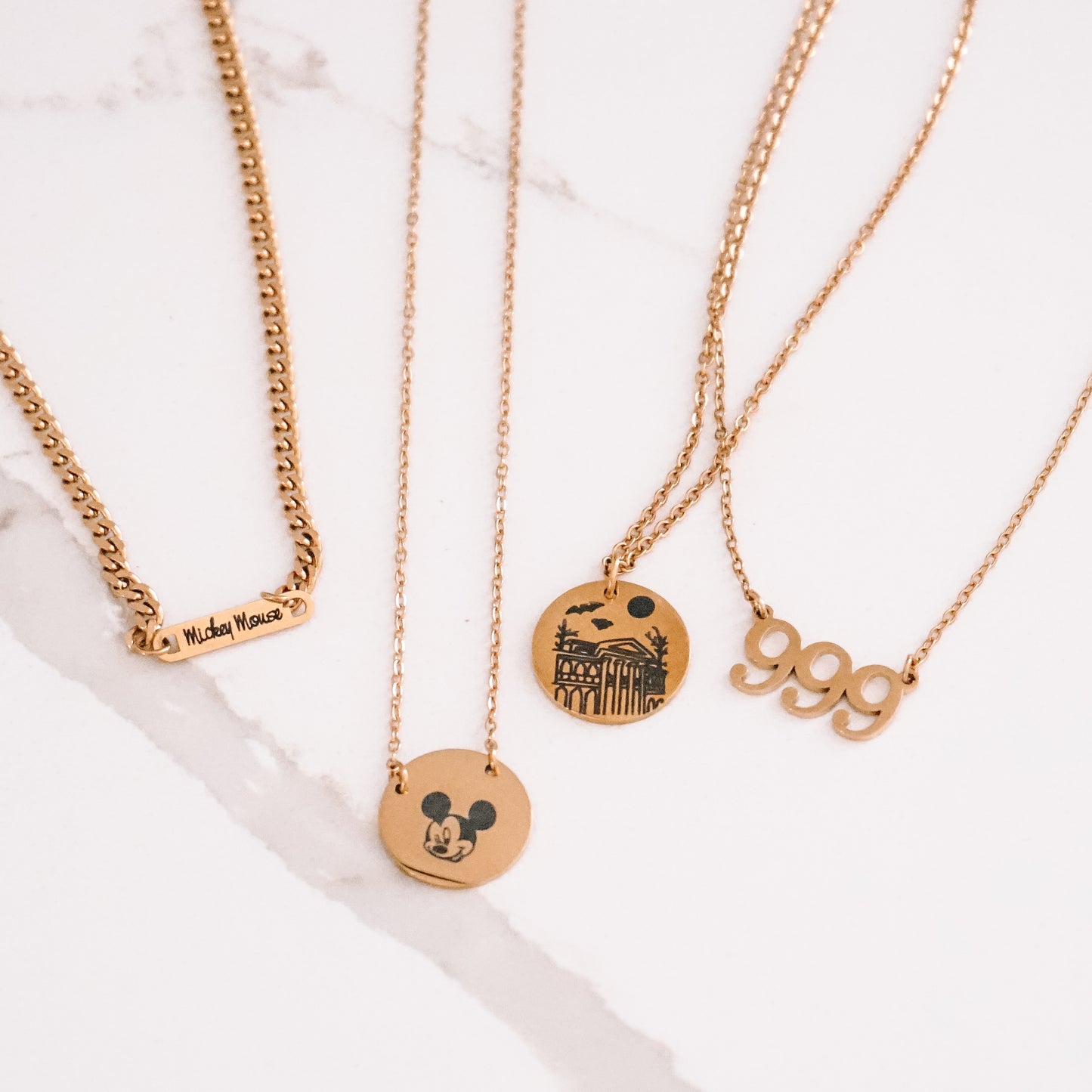 Mouse Signature Necklace