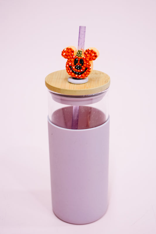 Mouse Pumpkin Straw Charm