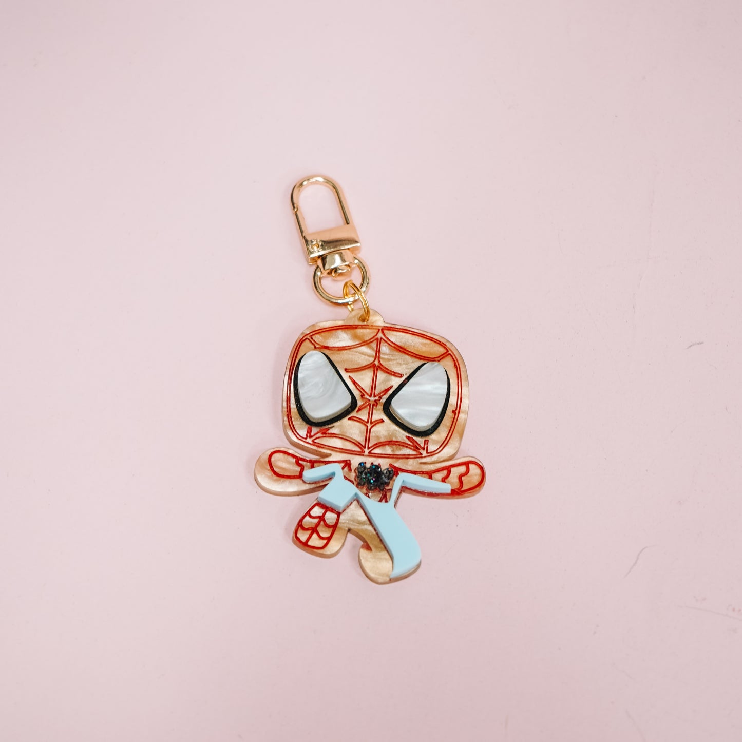 Ginger Spidey Bag Charm