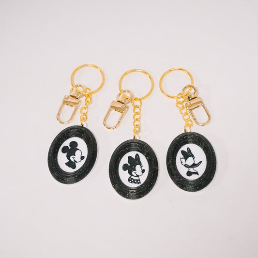 Silhouette Frame Bag Charm