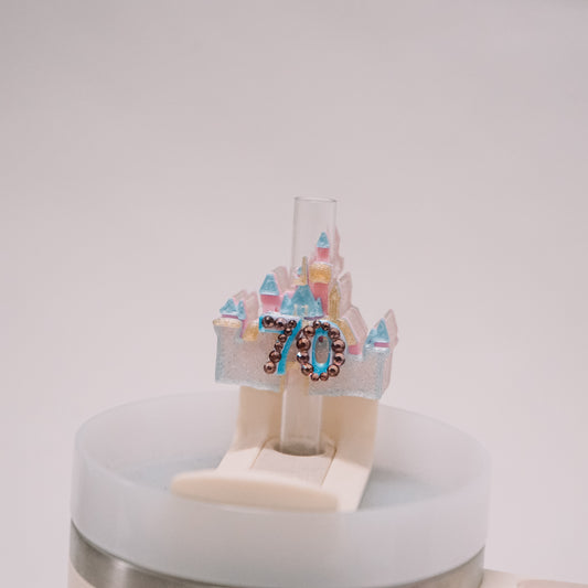 70th Castle Straw Charm