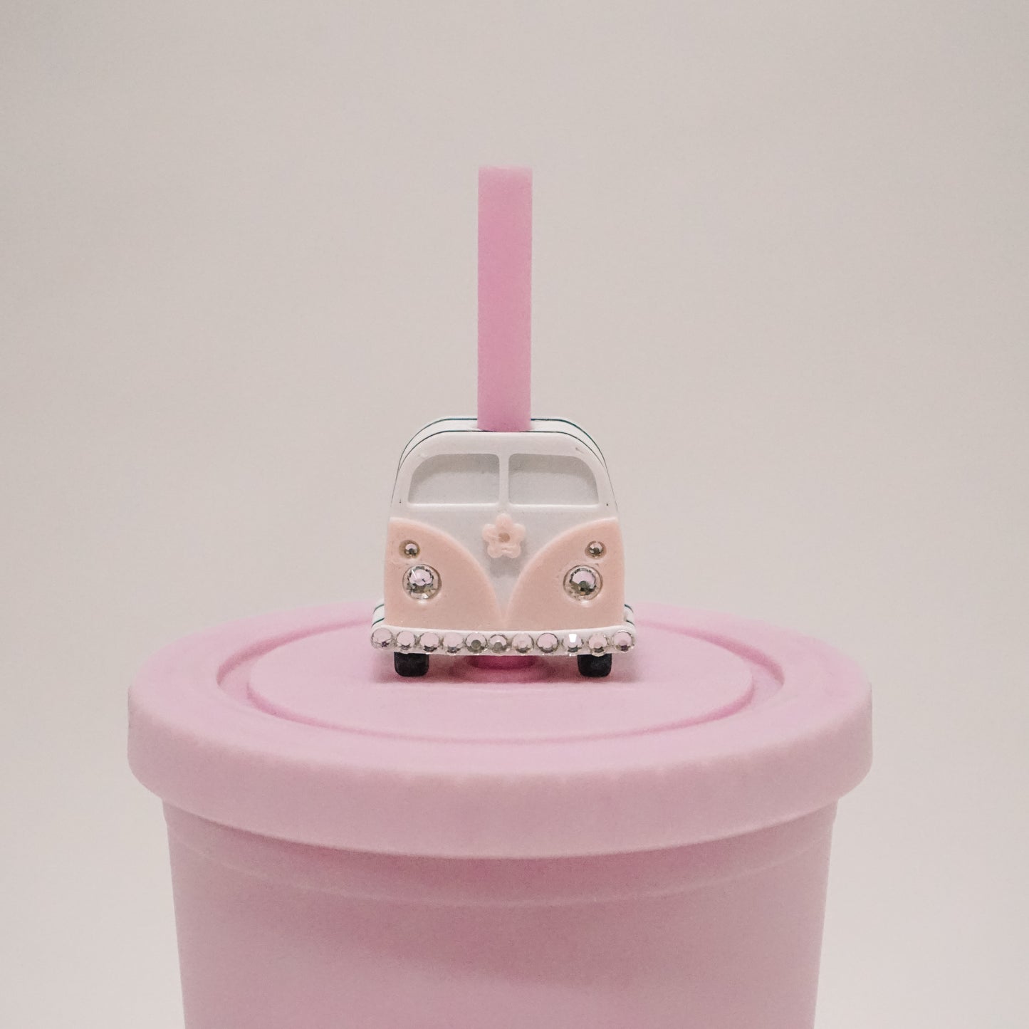 Bus Straw Charm