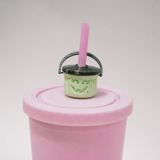 Halloween Bucket Straw Charm