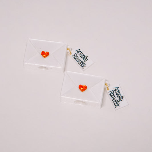 Romantic Letter Straw Charm