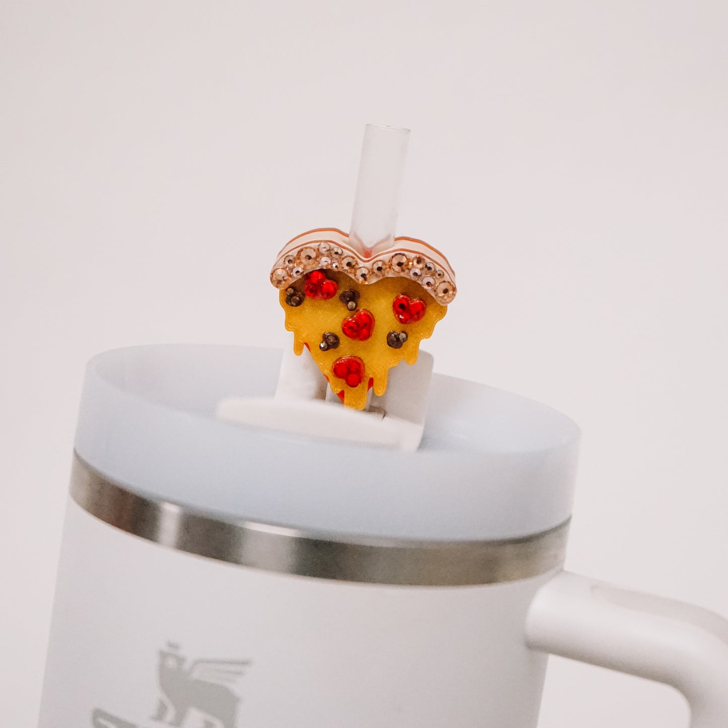 Pizza My Heart Straw Charm