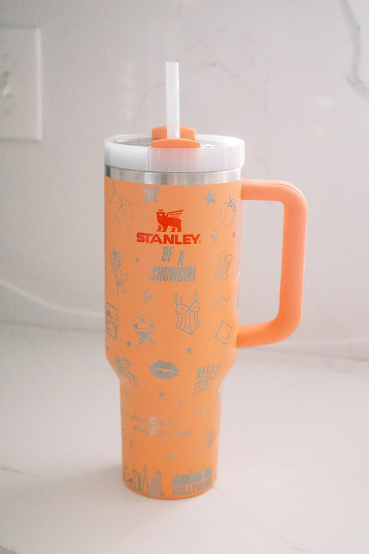 40 oz Nectarine Showgirl Wrap Tumbler