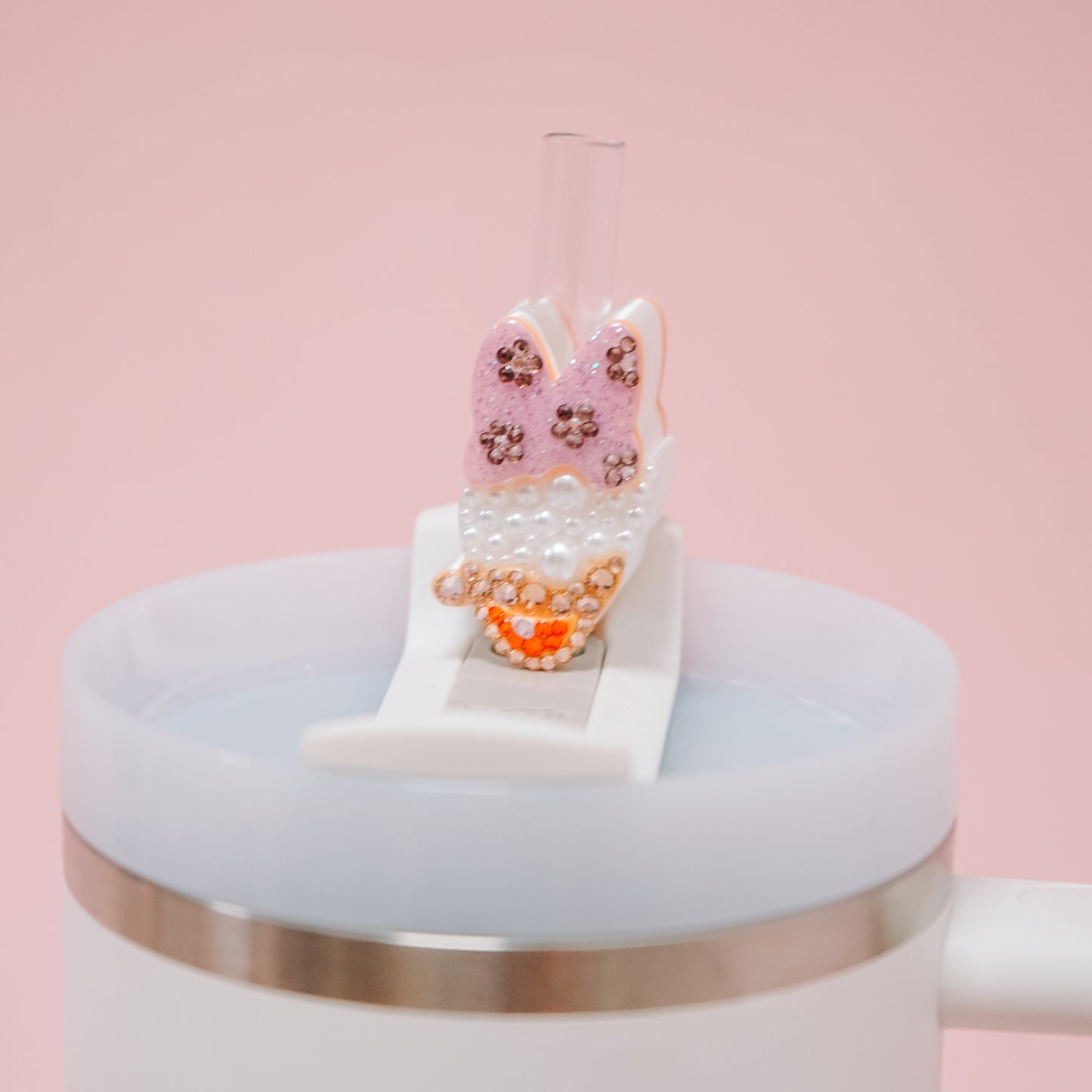 Mrs Duck Straw Charm