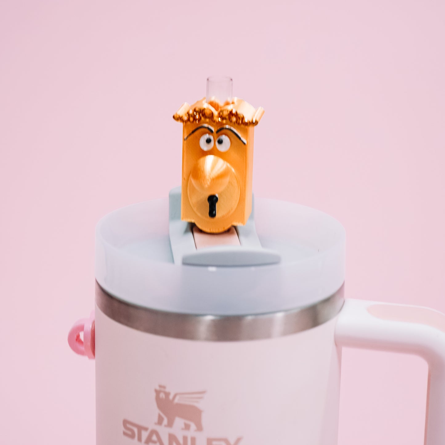 Doorknob Straw Charm