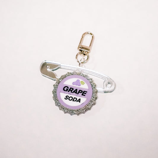Grape Soda Bag Charm