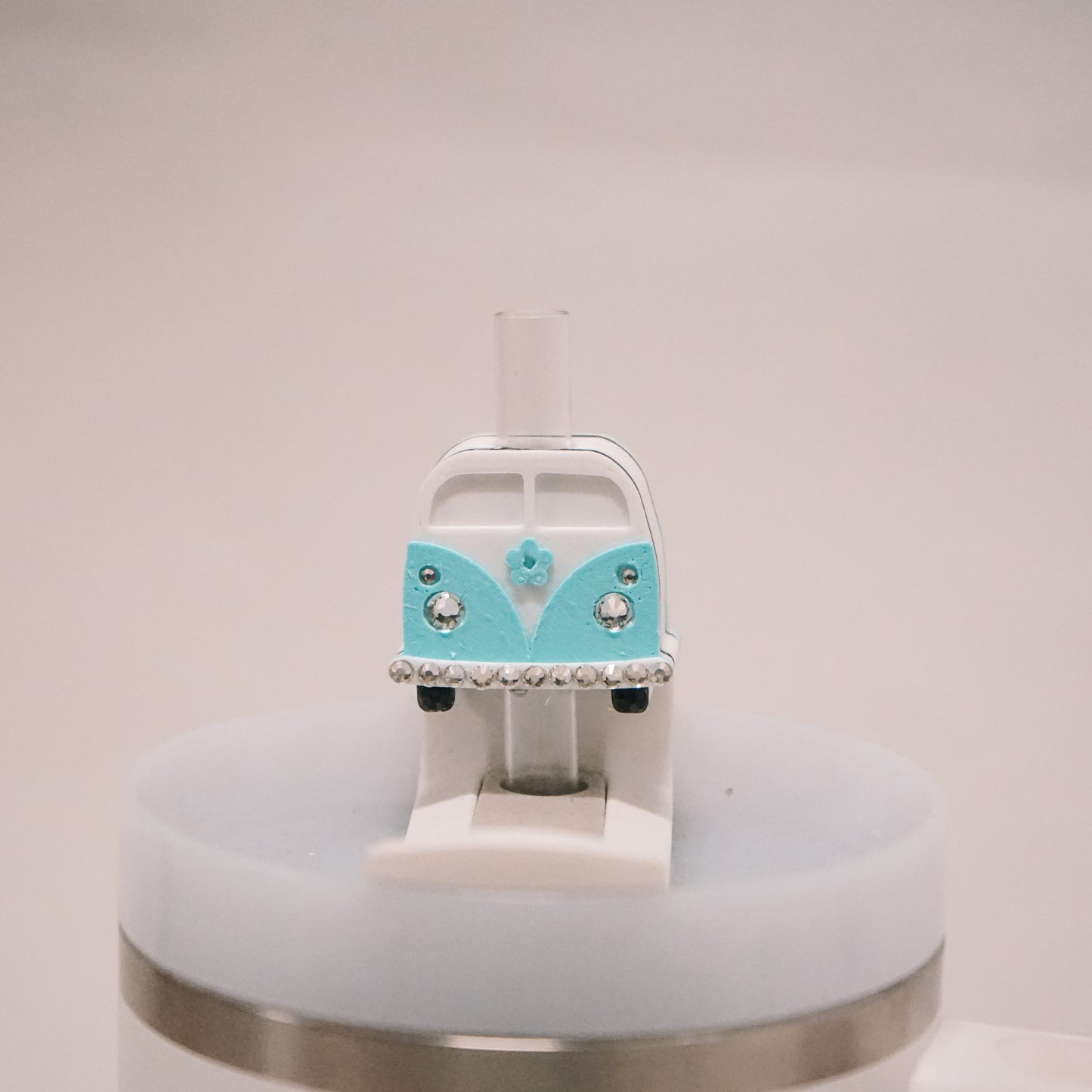 Bus Straw Charm