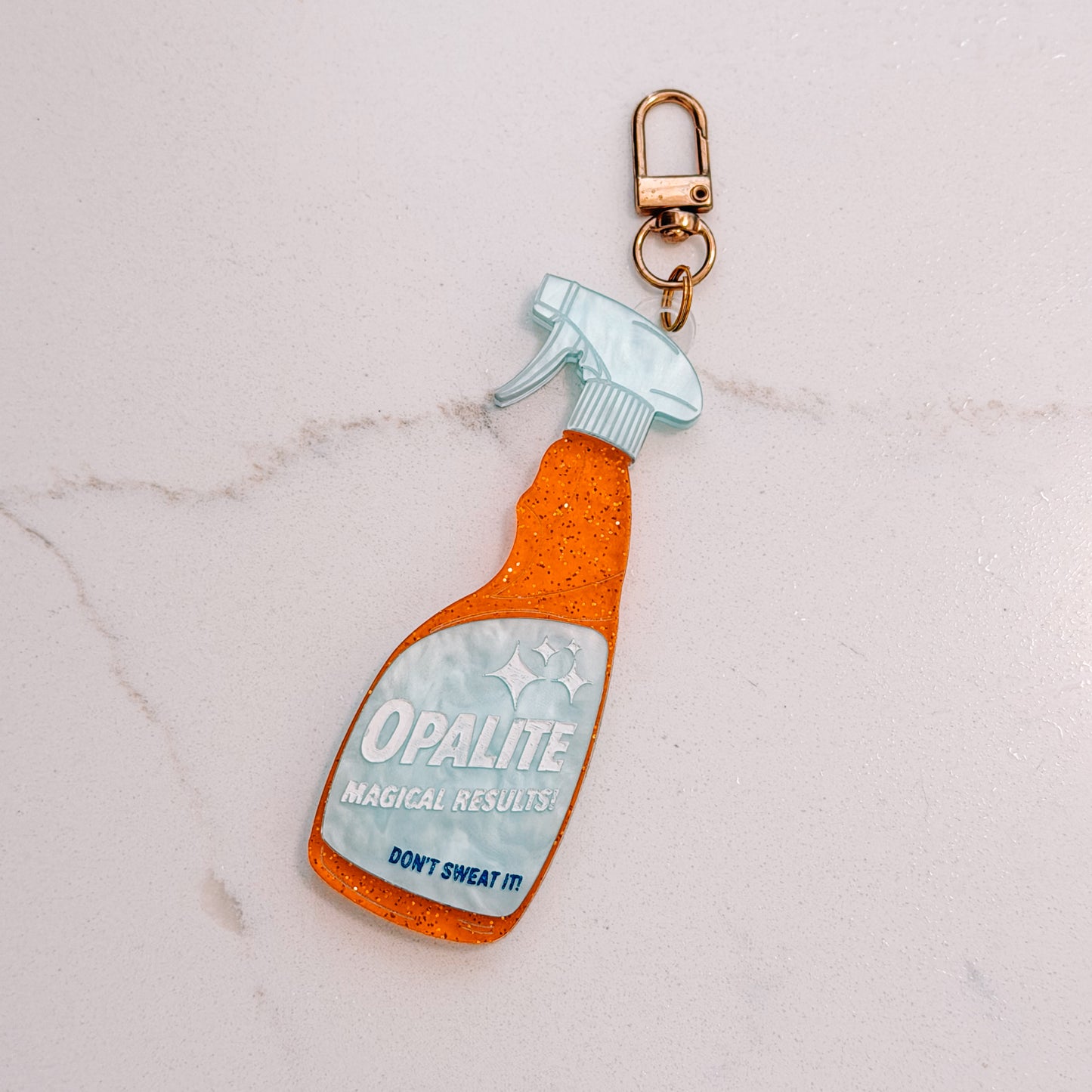 Spray Bottle Bag Charm