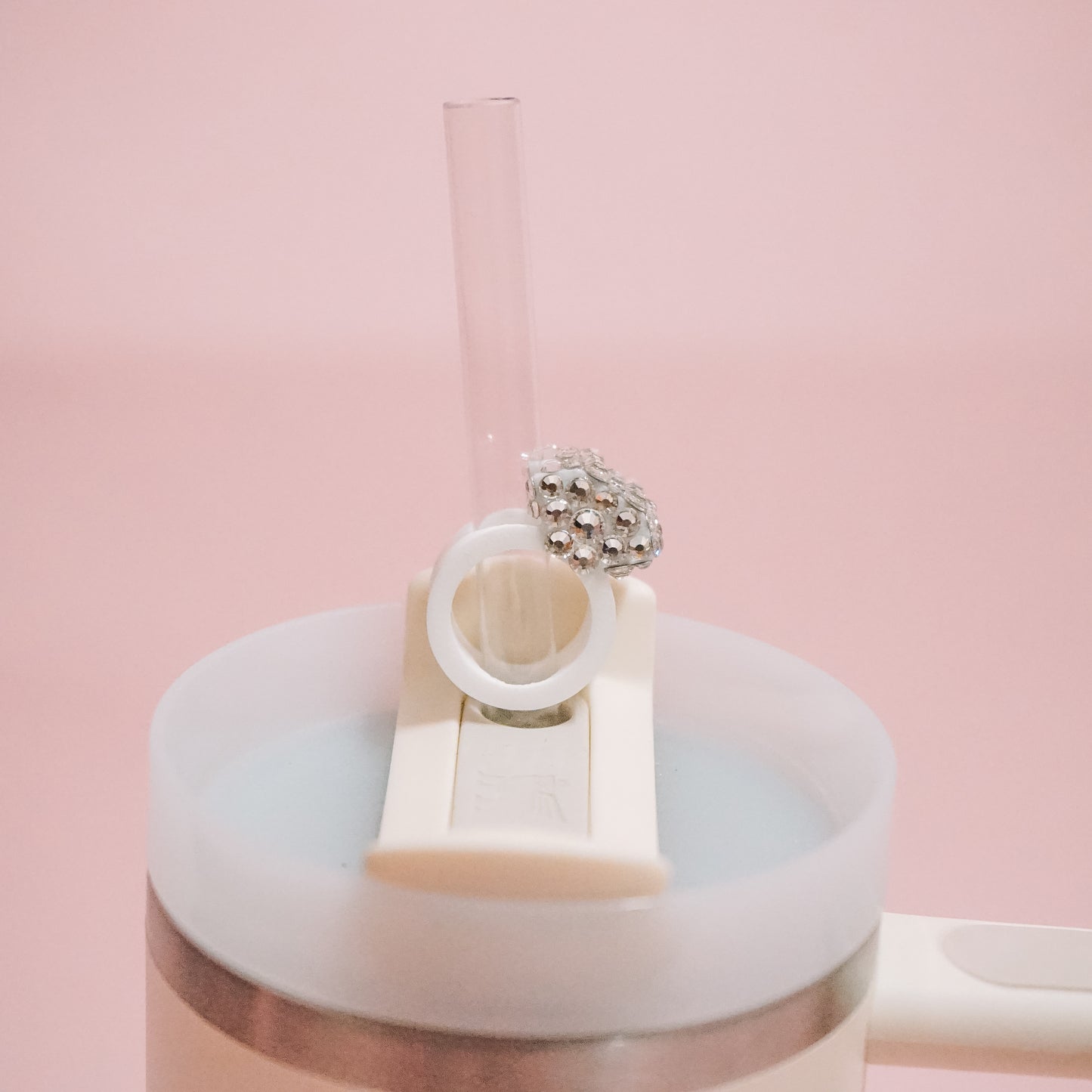 Engagement Ring Straw Charm
