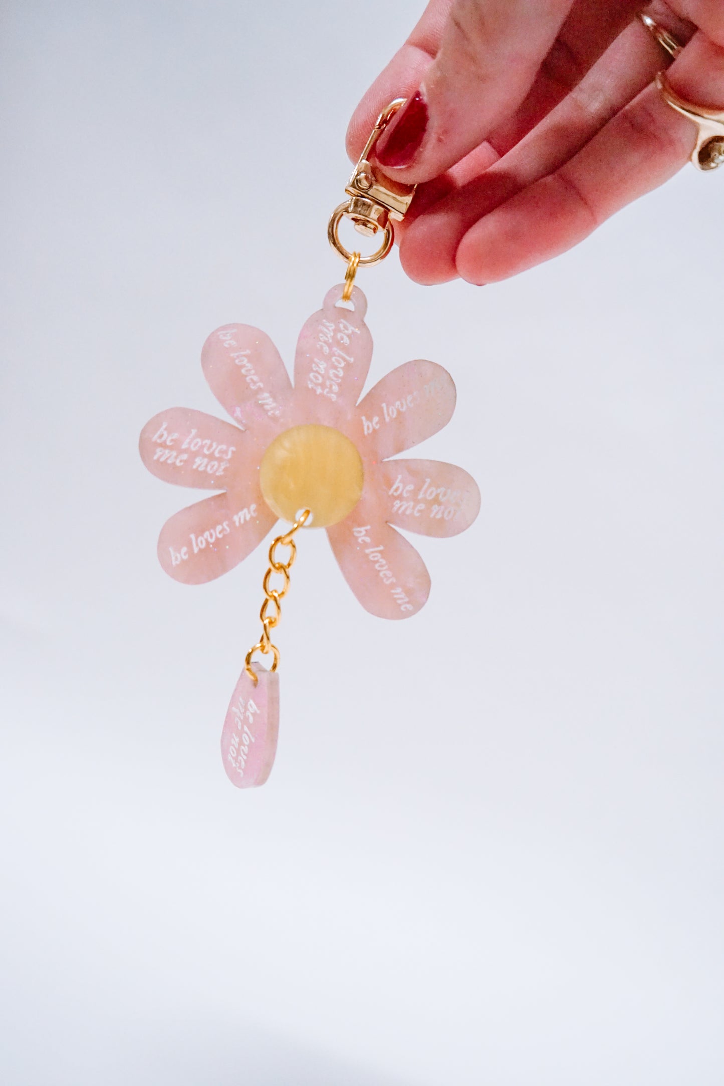 Pickin' Petals of a Flower Bag Charm