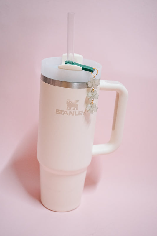 Shamrock Straw Dangle