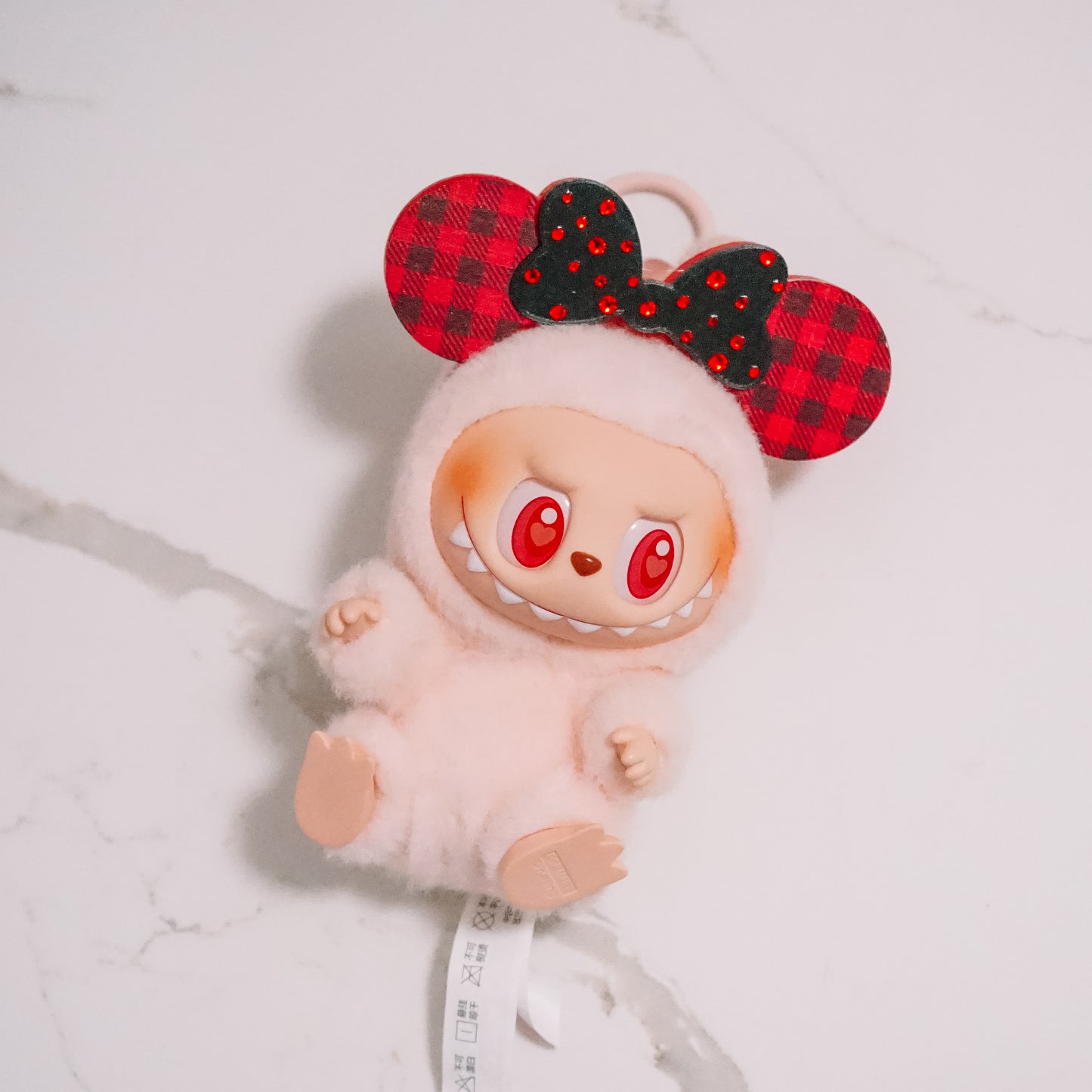 Plaid Plush Ears Headband