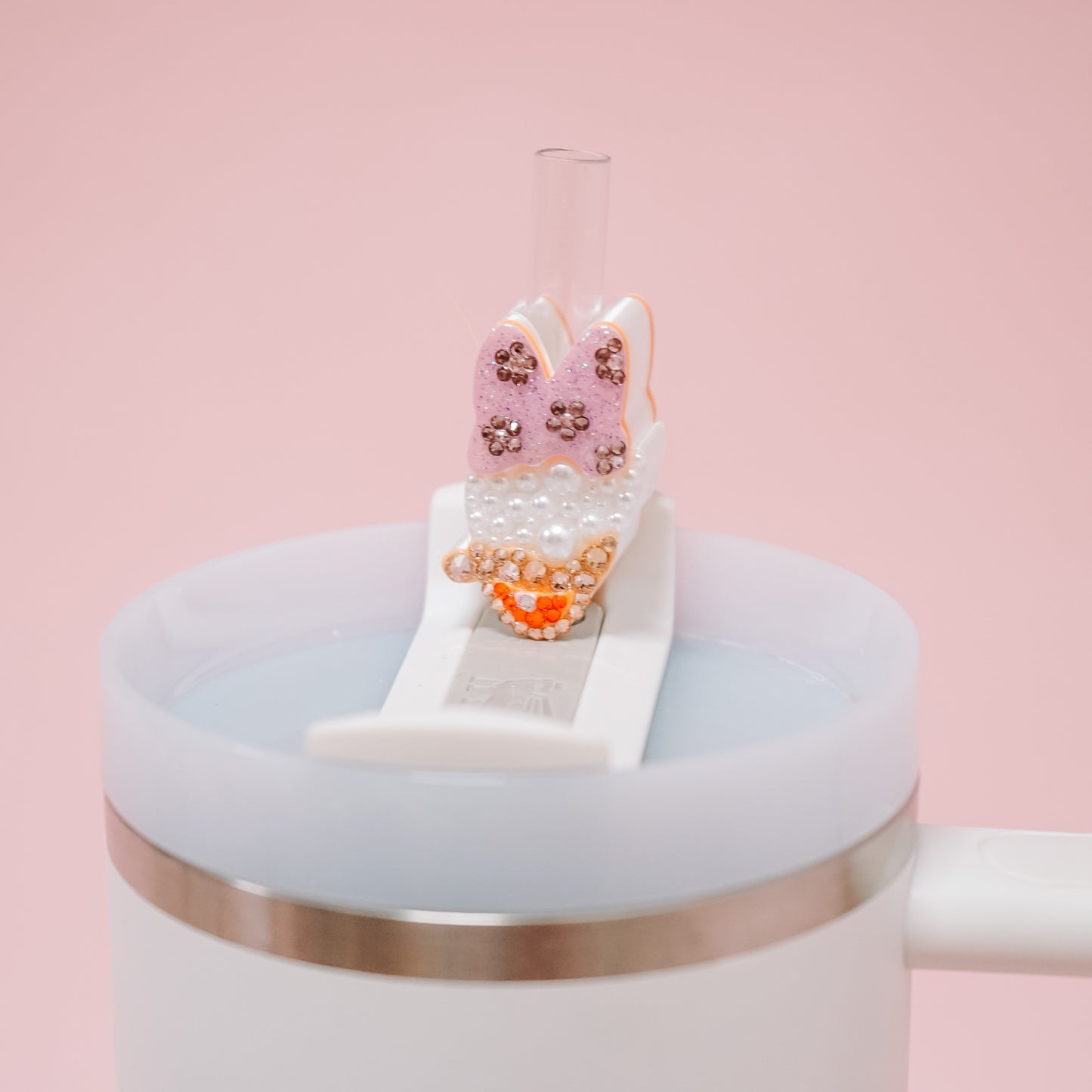 Mrs Duck Straw Charm