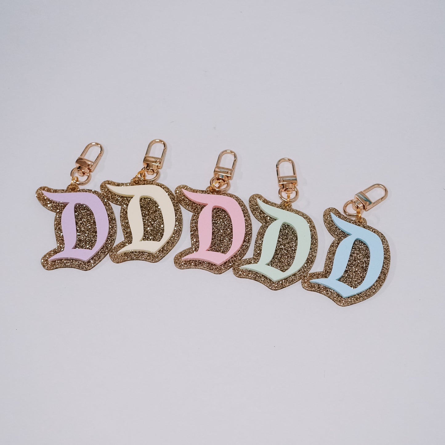 Retro D Bag Charm