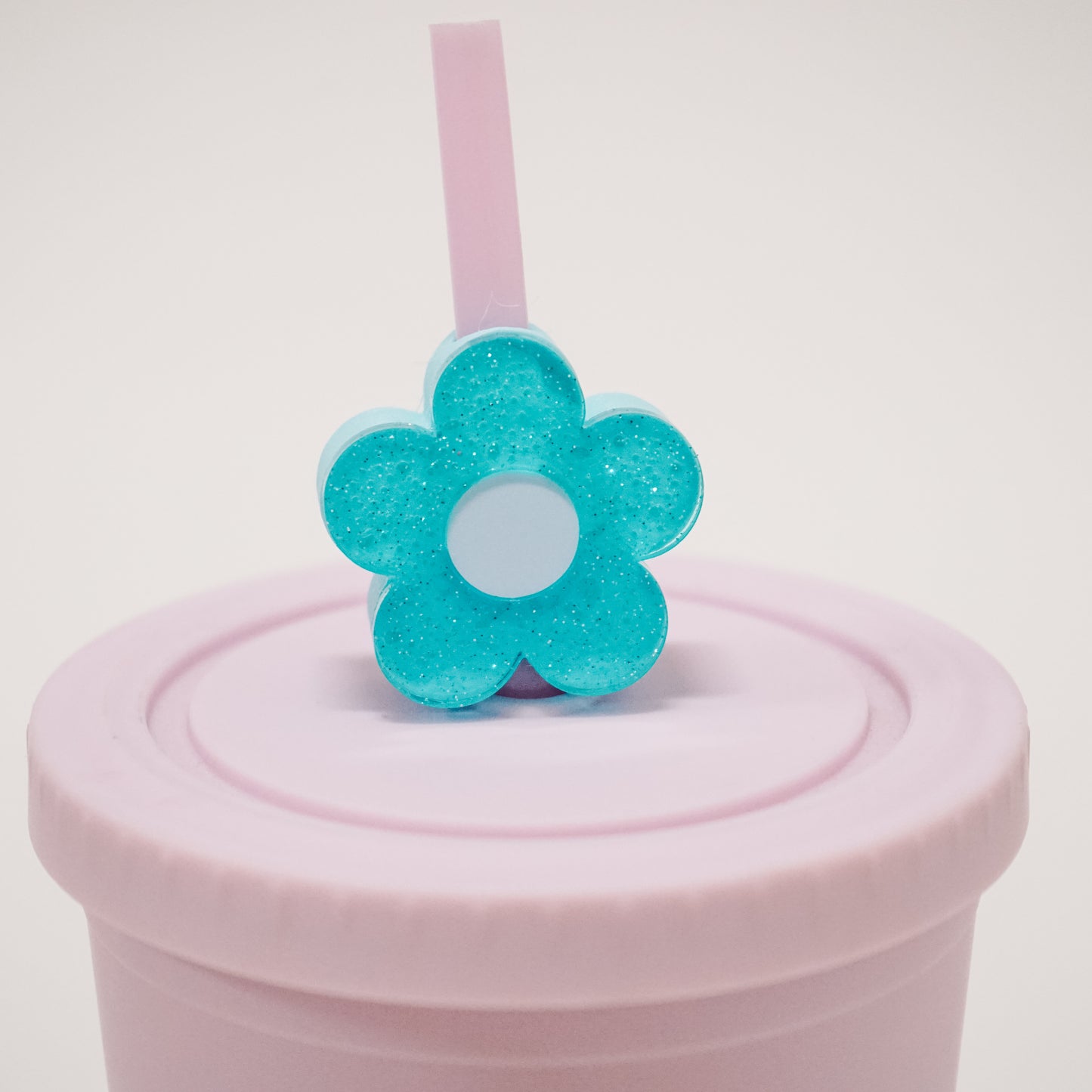 Daisy Pop Straw Charm
