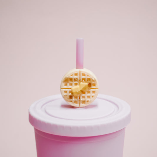 Waffle Straw Charm