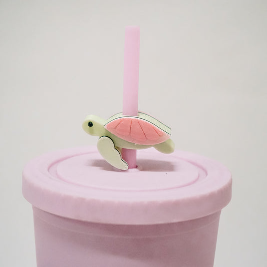 Sea Turtle Straw Charm