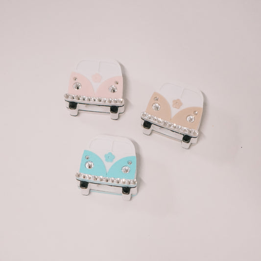 Bus Straw Charm