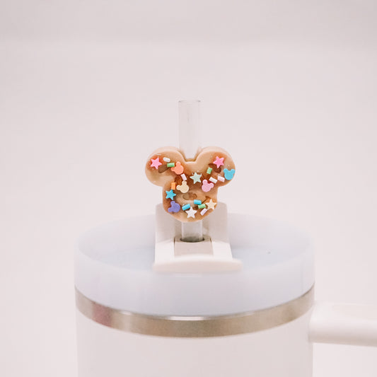 70th Ears Waffle Straw Charm