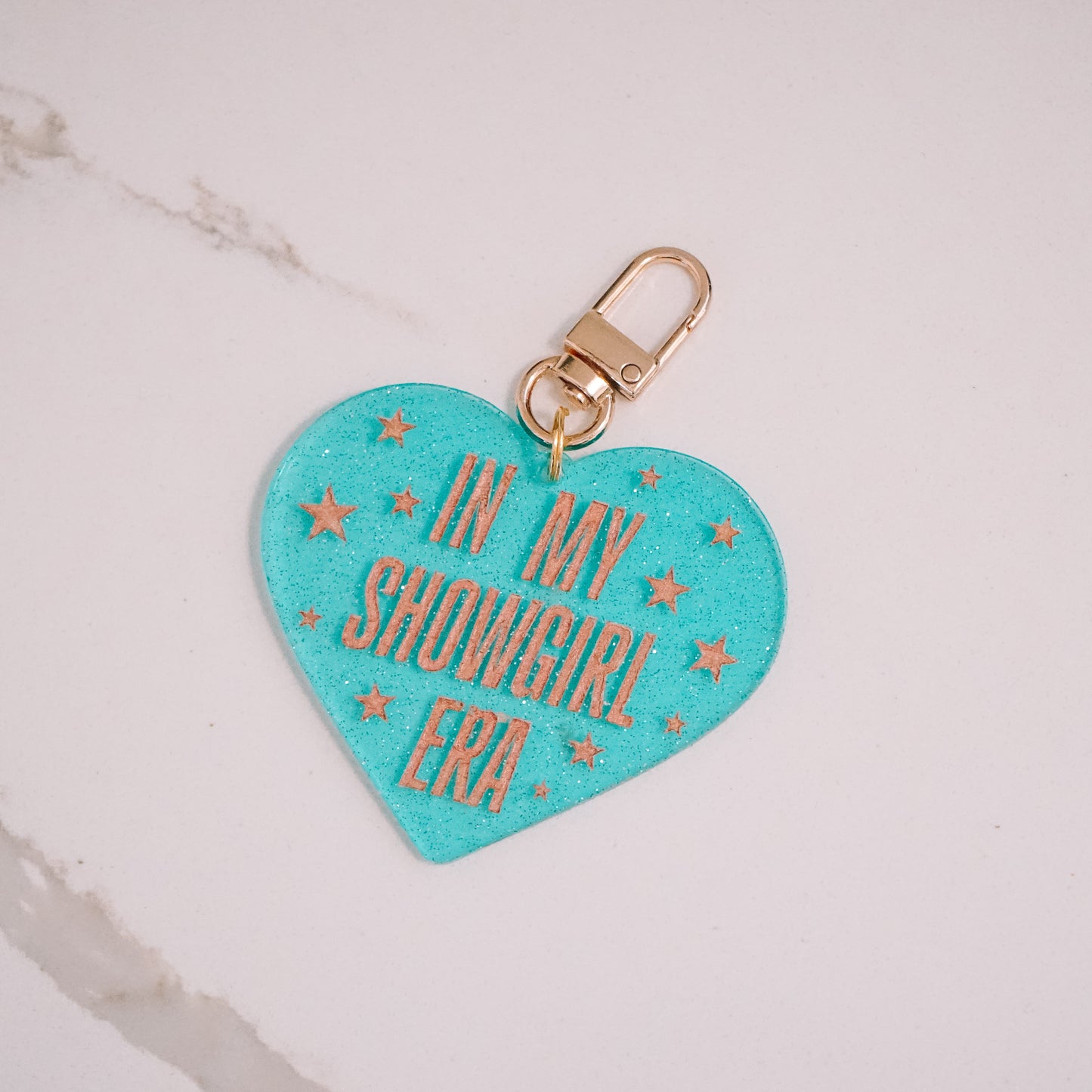 Showgirl Heart Bag Charm