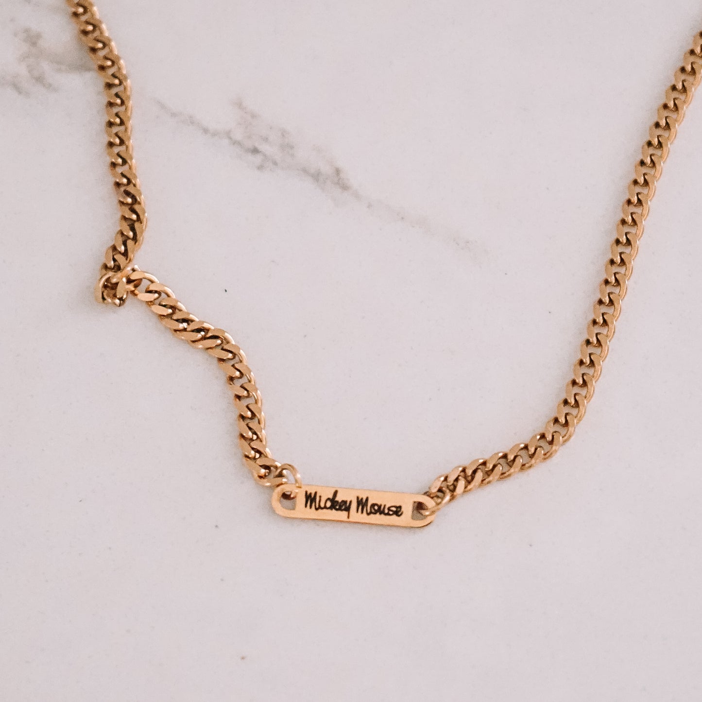 Mouse Signature Necklace