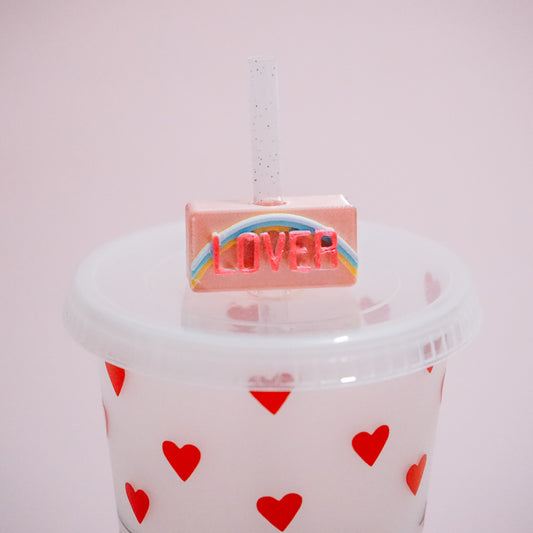 Lover Plate Straw Charm