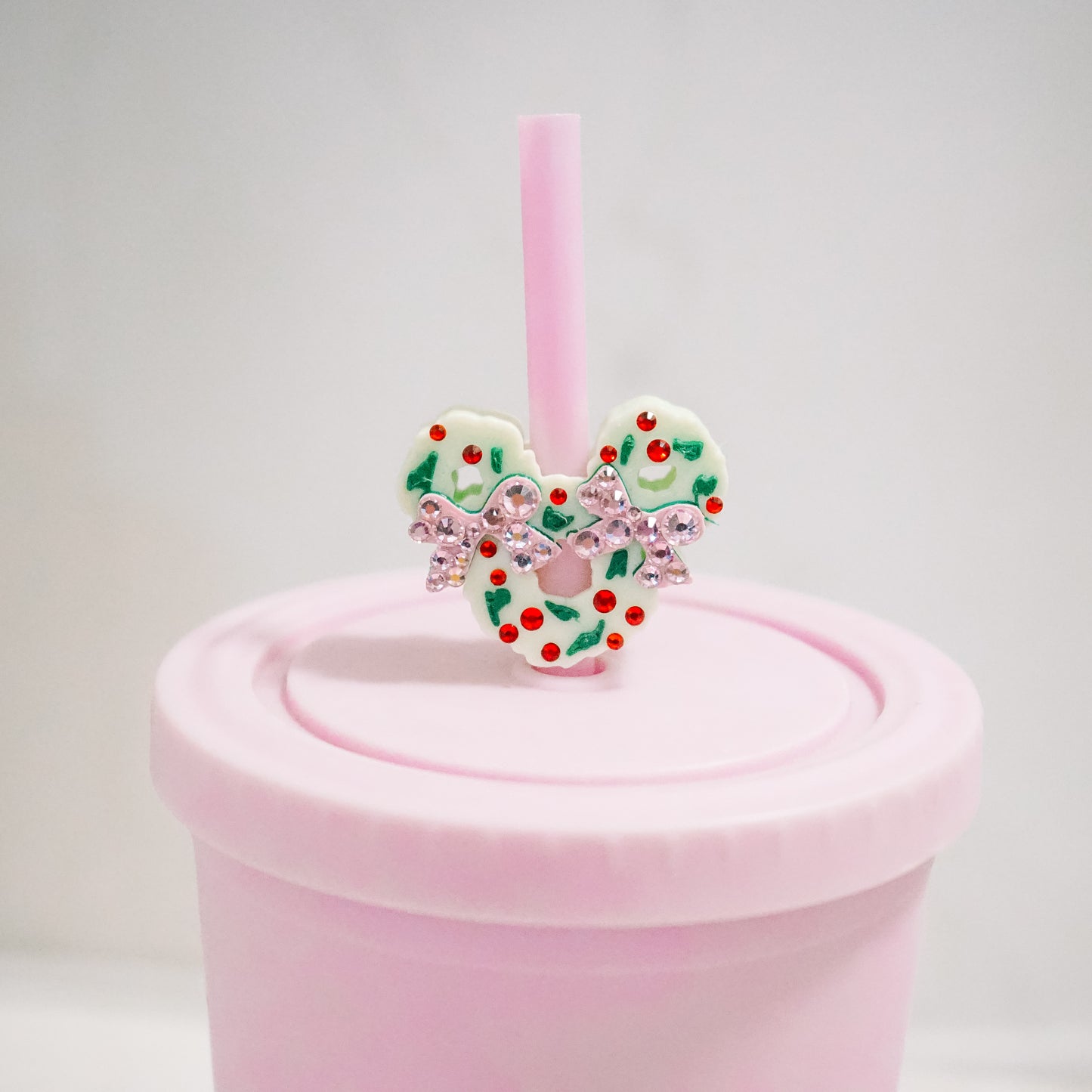 Mouse Wreath Straw Charm