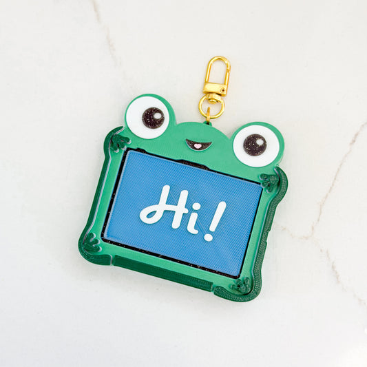 3D Lily Pad Bag Charm