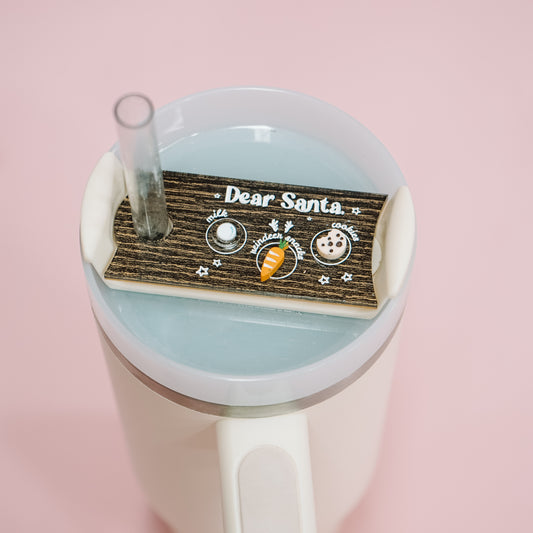 Dear Santa Cookie Tray Lid Plate