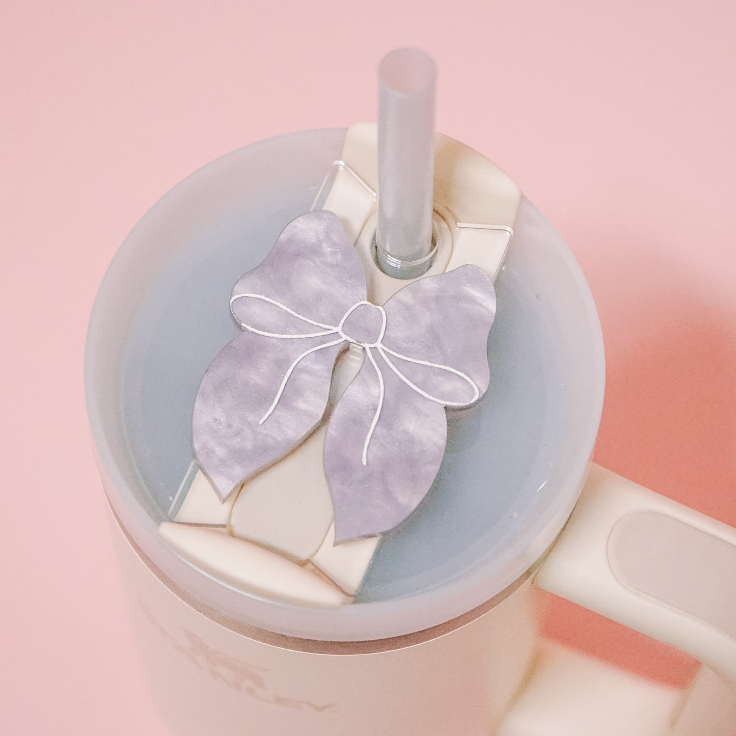 Pastel Bow Lid Plate