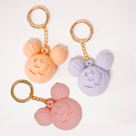 3D Winking Pumpkin Bag Charm