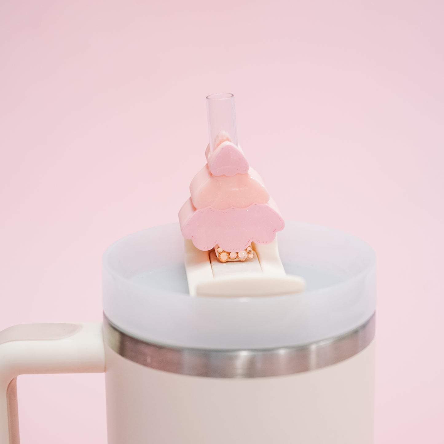 Christmas Tree Straw Charm