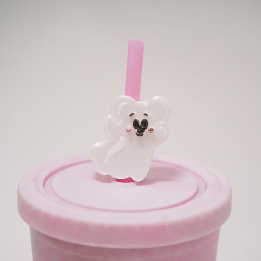 Cutie Ghostie Straw Charm