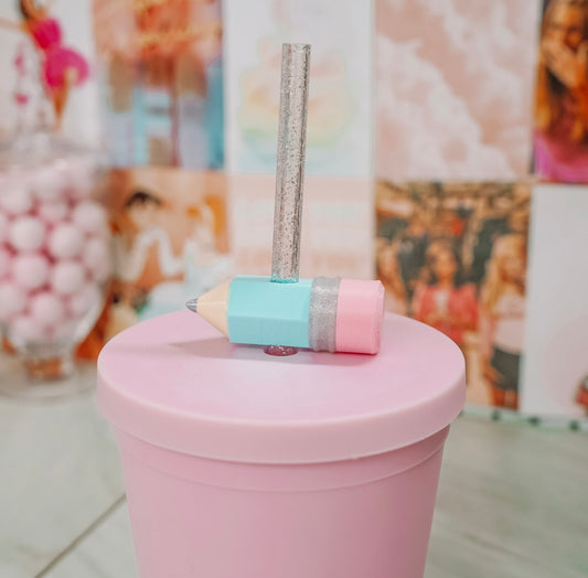 Pencil Straw Charm
