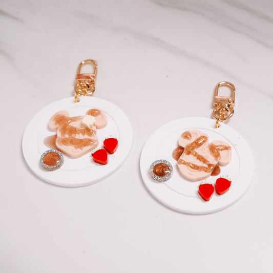 Waffle Plate Bag Charm