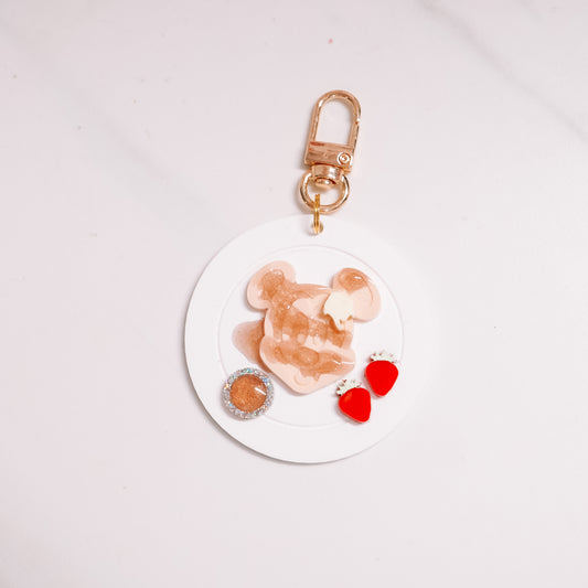 Waffle Plate Bag Charm