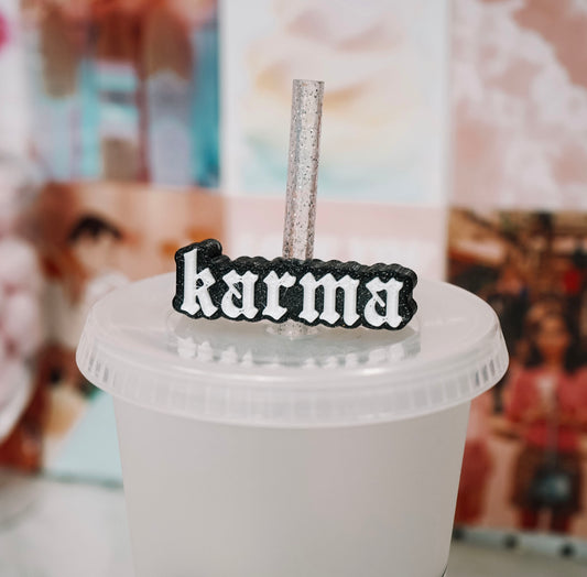 Karma Straw Charm