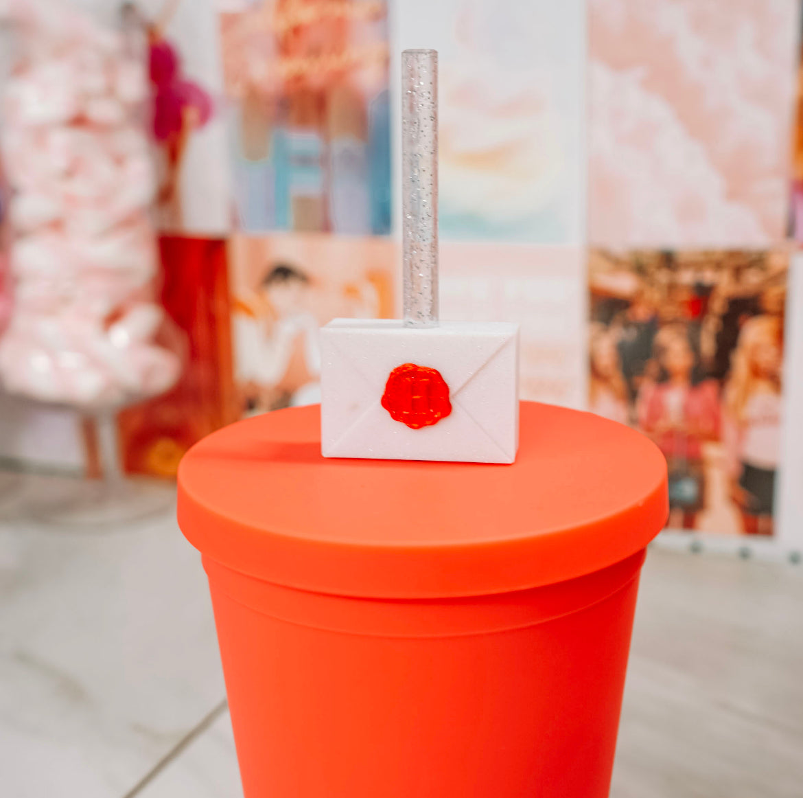 Acceptance Letter Straw Charm