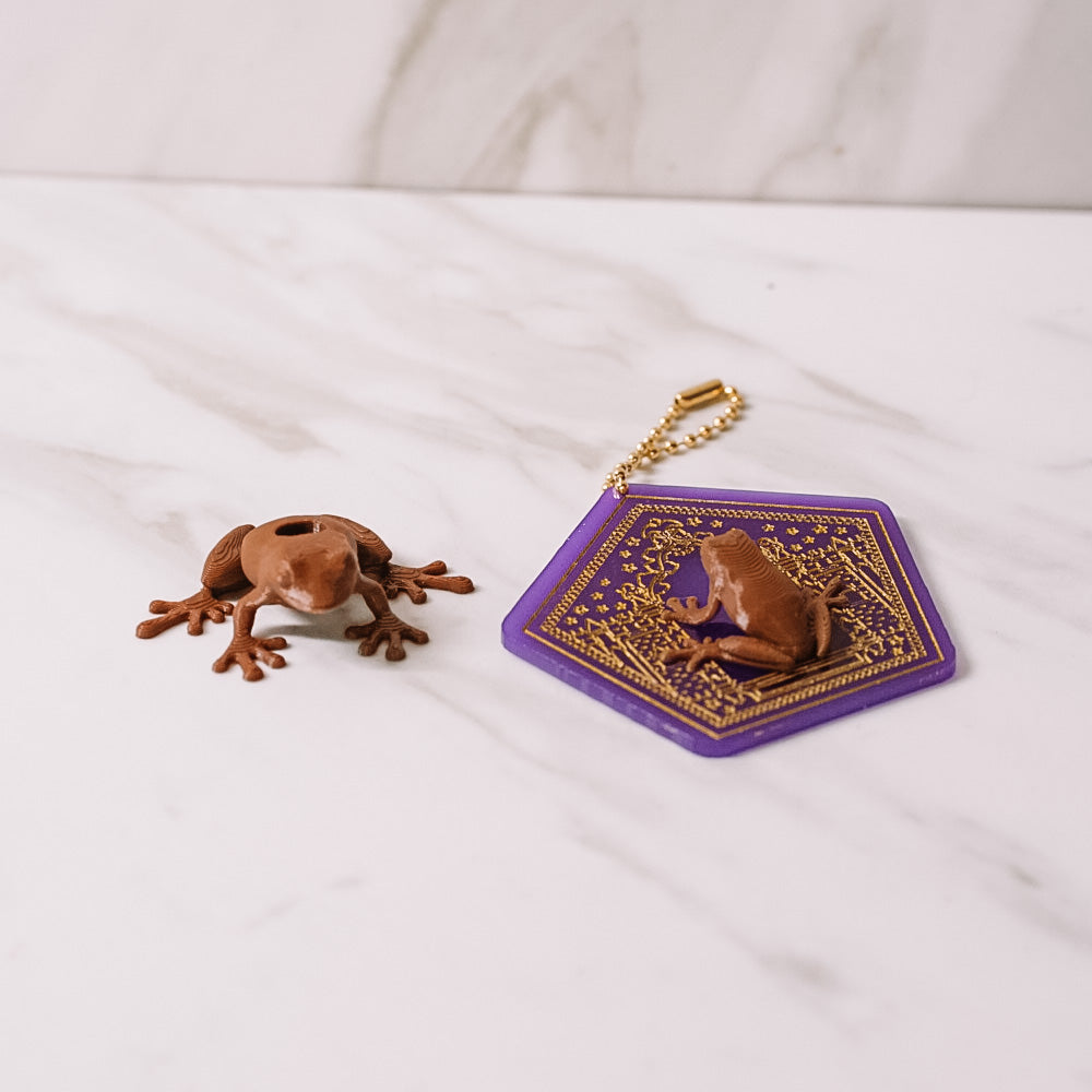 Chocolate Frog Straw Charm