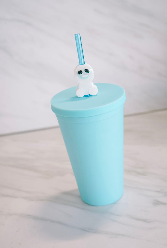 Snow Baby Straw Charm