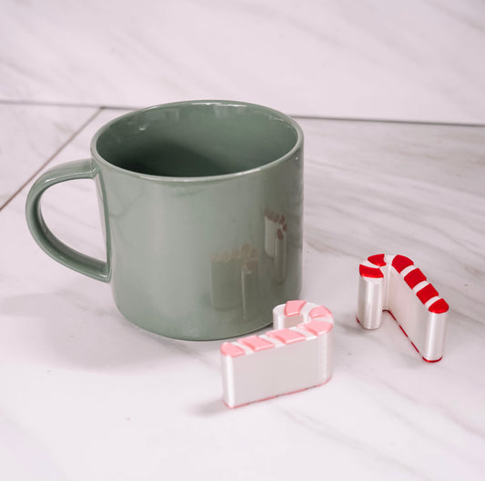 Candy Cane Mug Charm