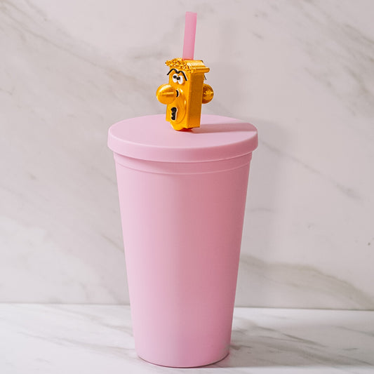 Doorknob Straw Charm