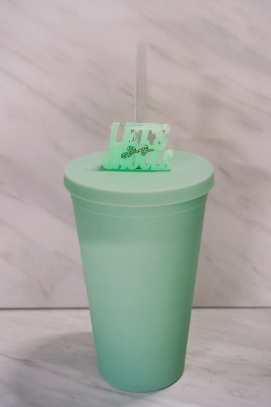 Let's Go Ghouls Straw Charm